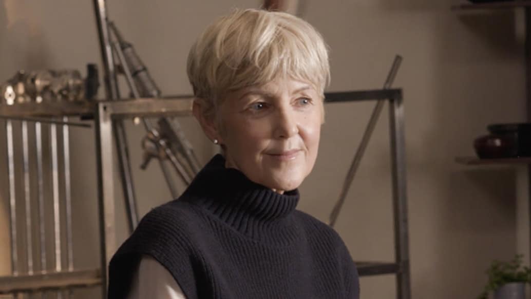 Image of the artist and stroke survivor Sas Freeman